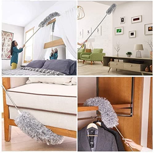 Ceiling Fan Cleaning Long Handle Flexible Mop