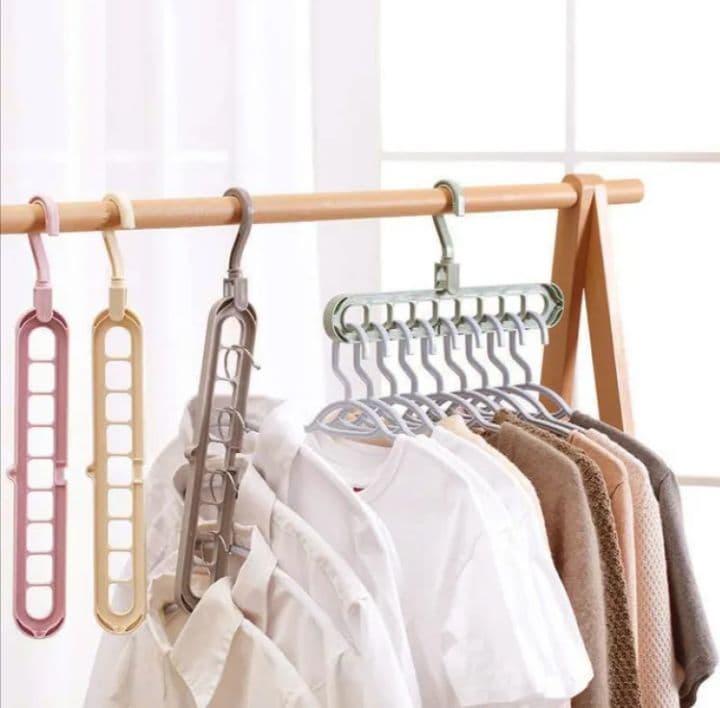 Multi-Function Folding Magic Cloth Hanger