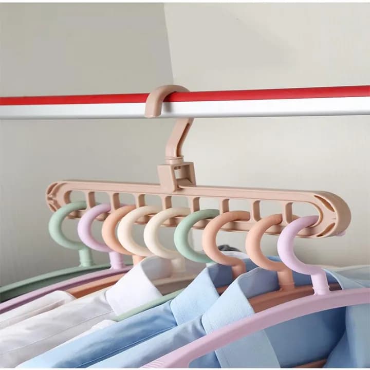 Multi-Function Folding Magic Cloth Hanger