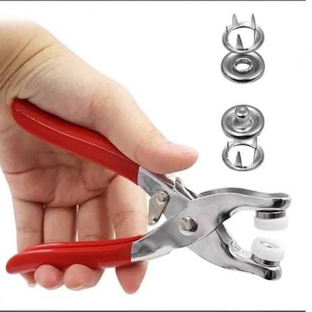 Snap Button Clipper For Clothes with Free 100 pcs Button