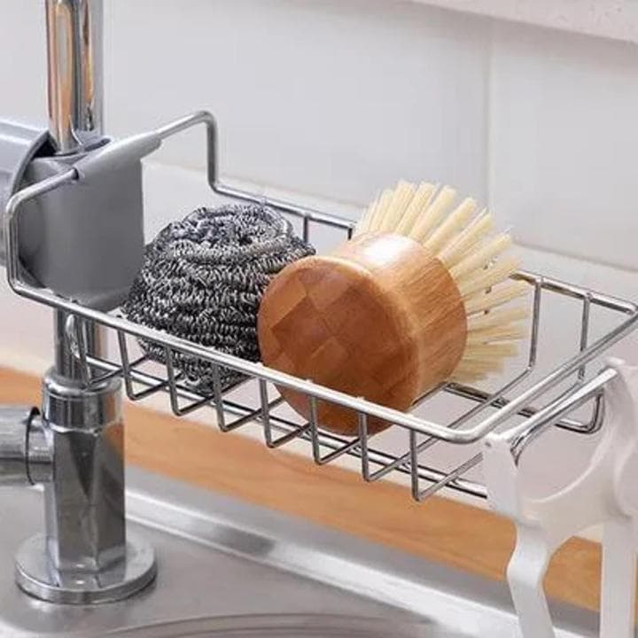 Faucet Sink Storage Stainless Steel Rack