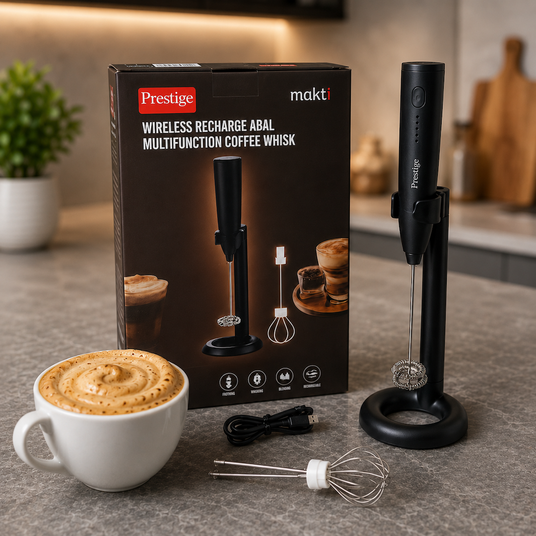 Prestige 2-in-1 Rechargeable Coffee Whisk