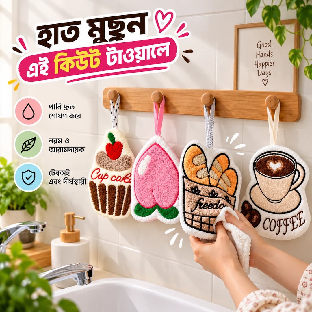 Cute Hand Towel (১পিছ)