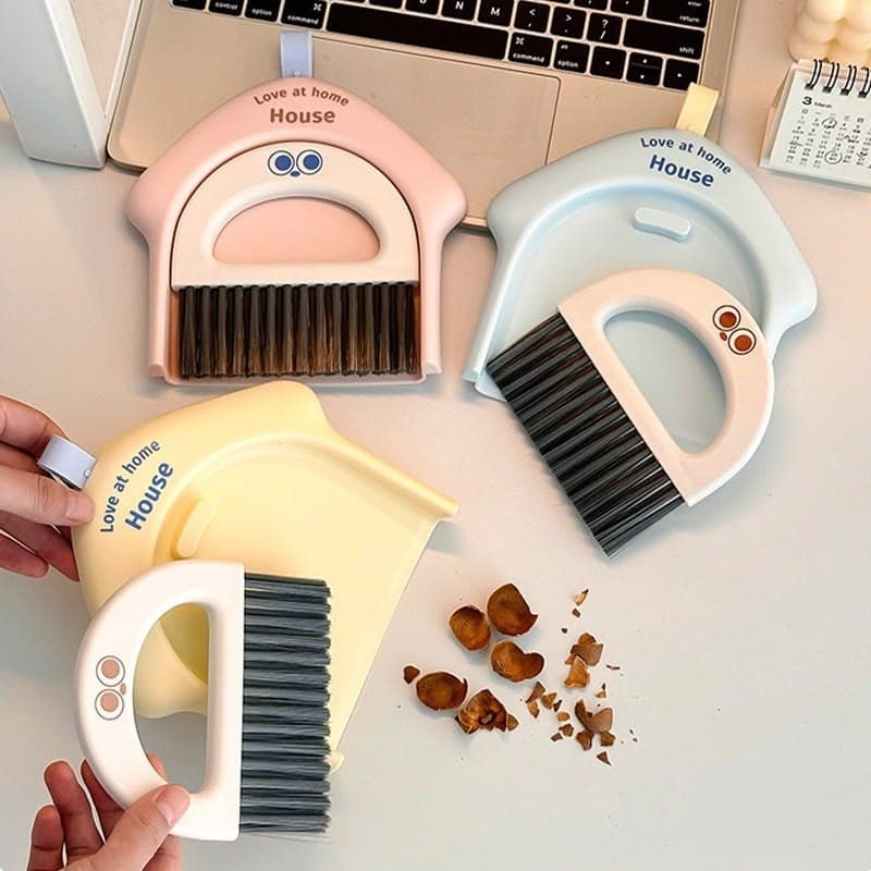 Cute Mini Dustpan and Brush