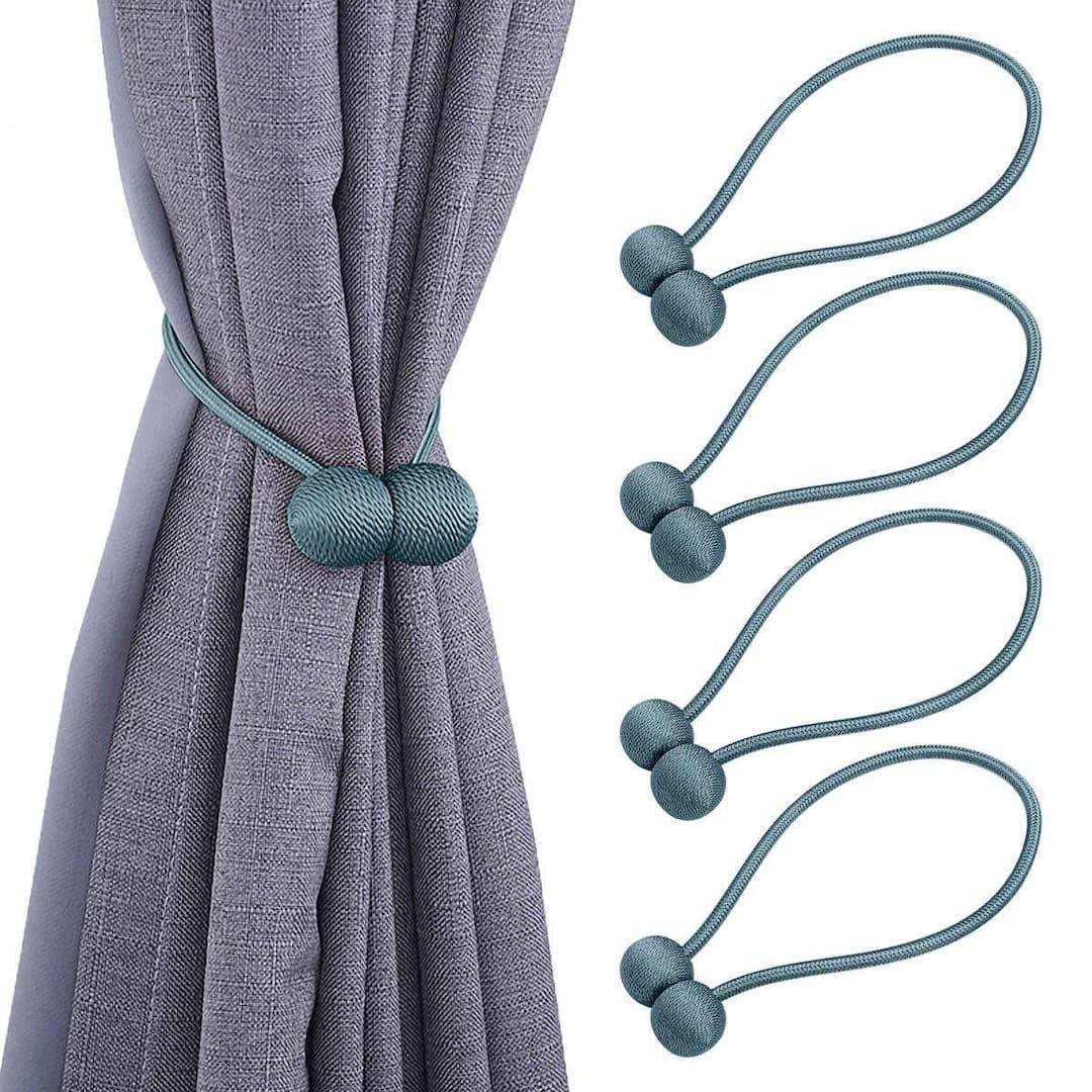 2Pcs Magnet Curtains Buckles