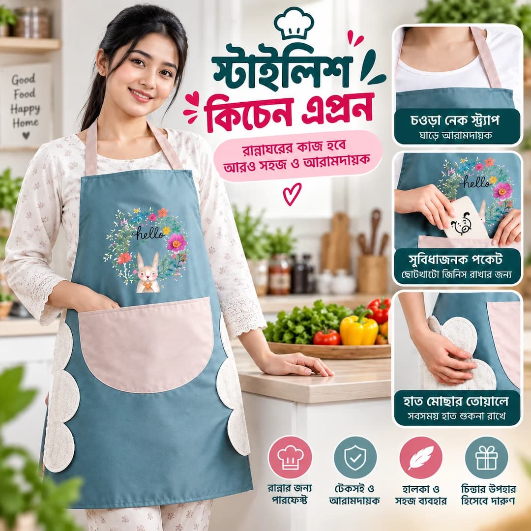 Waterproof & Oil-proof Premium Kitchen Apron